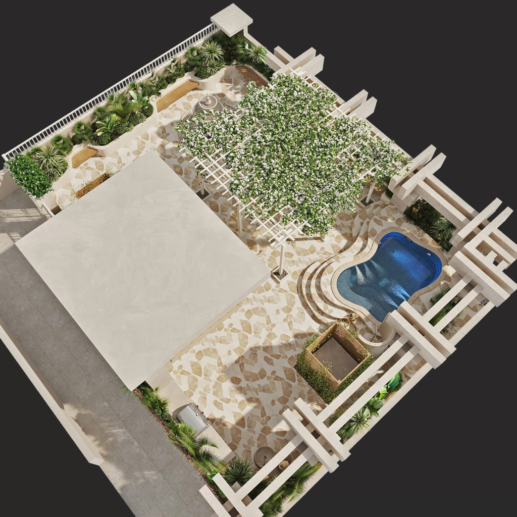 Catavil Penthouse Terrace – Không gian sống xanh chuẩn resort