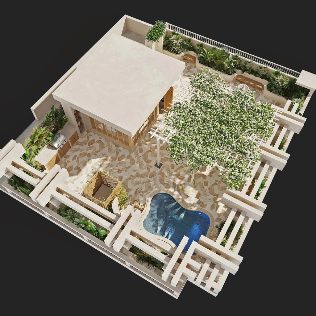 Catavil Penthouse Terrace – Không gian sống xanh chuẩn resort