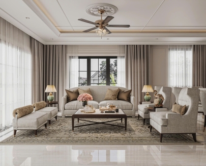 Villa Bình Chánh – Thiết kế & Thi công Trọn Gói Nội Thất Cao Cấp